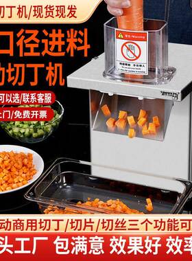 源啡全自动不锈钢多功能切丁机切菜机切片切丝机电动商用途朝