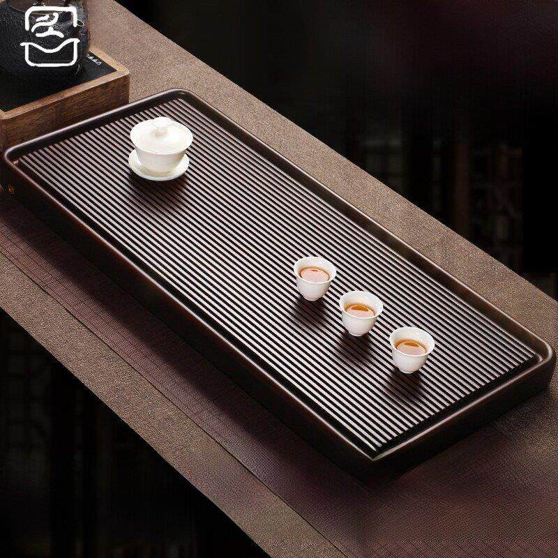 触摸小姐乌木茶盘天然实木茶海办公室休闲胶木茶桌功夫茶具