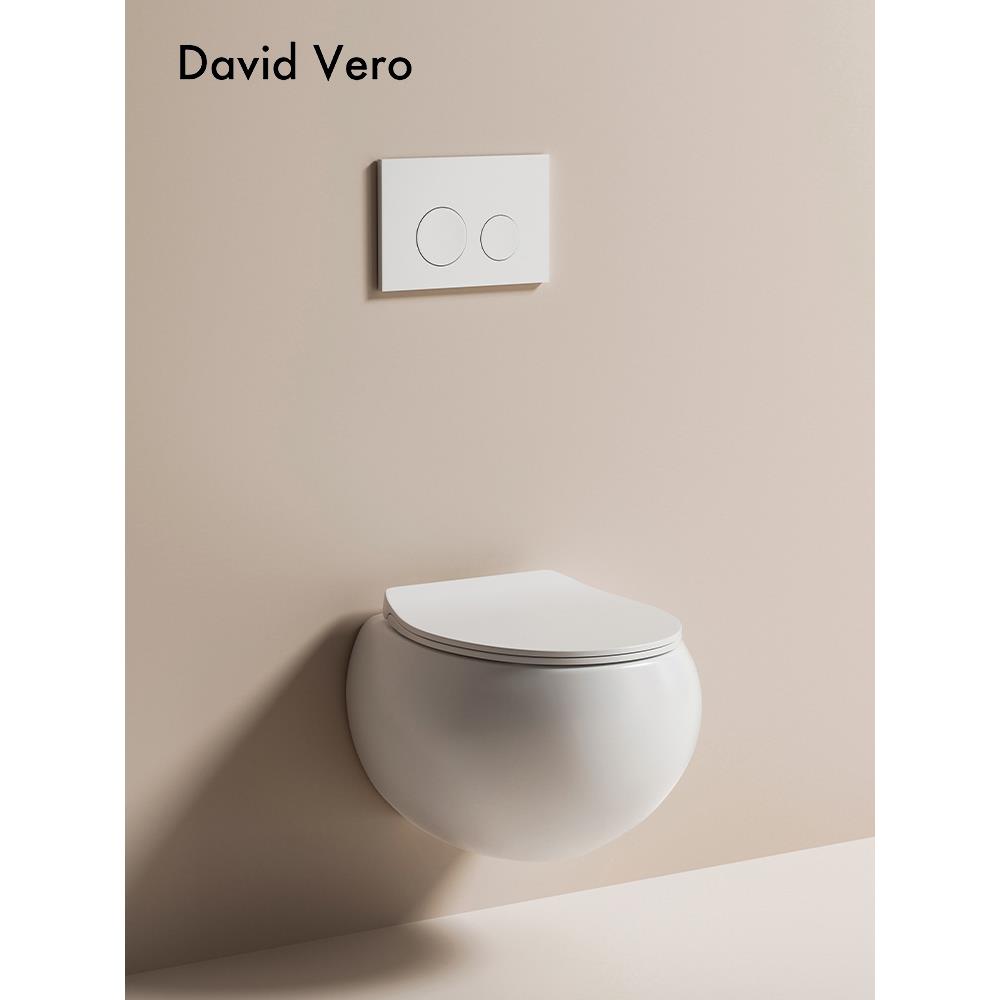 东鹏壁挂式马桶小户型卫生间悬空坐便器蛋形悬挂马桶墙排入墙水箱