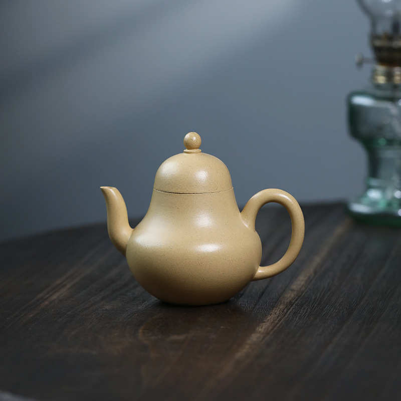 批发 紫砂壶宜兴手工壶非机车 原矿紫砂本山绿泥小思亭120ml茶具