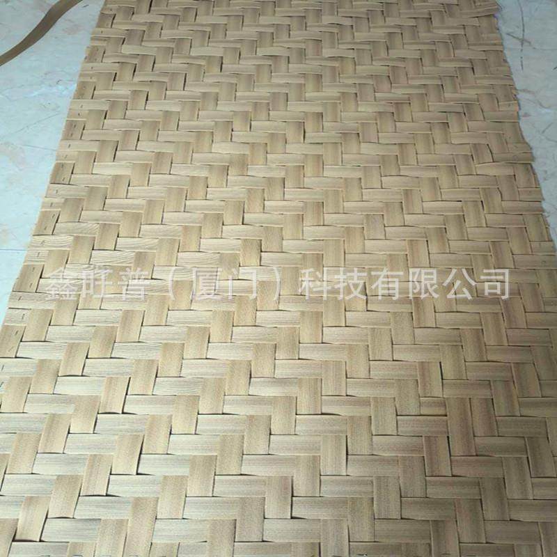 仿真竹席PV塑C料竹工编天花ZBX板吊顶席防品虫防潮产源头厂环保