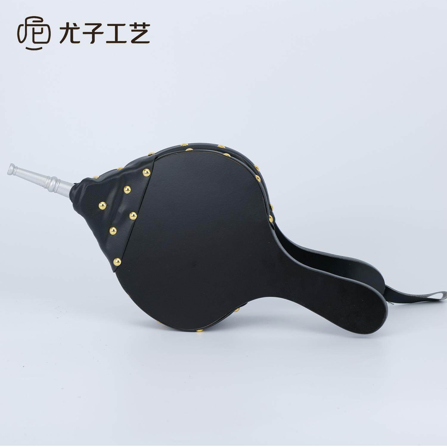 实木户外烧烤助燃器木质黑色鼓风器吹风生火器老虎皮壁炉工具