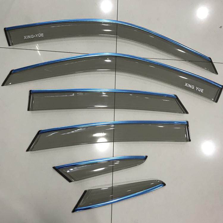 适用吉利星越晴雨挡车窗雨眉2020款汽车改装饰原厂挡雨板档遮用品