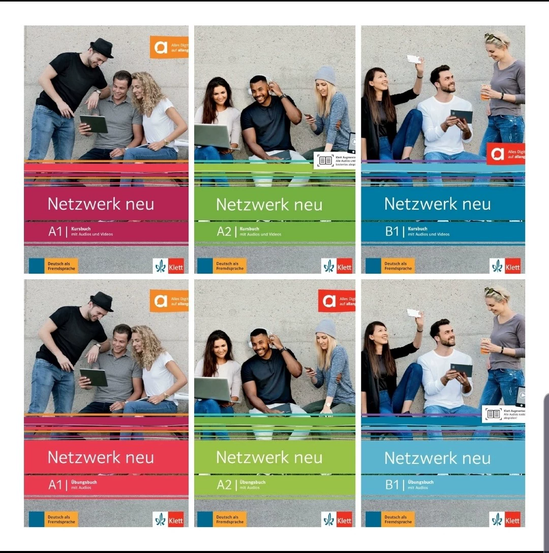 Klett 德语Netzwerk Neu A1/A2/B1,德语原版教材:Netzwerk neu A1, A2, B1-拾语记