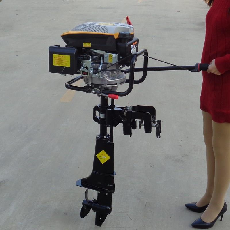 广东潮州程市汽油船机 RL9.0四冲风冷船挂尾机机 渔船挂桨图片