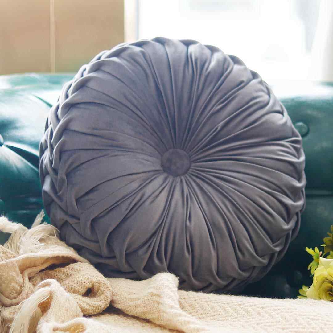 正品圆形枕抱枕欧式团沙发南瓜靠垫汽车腰枕直播靠间饰装飘窗垫蒲