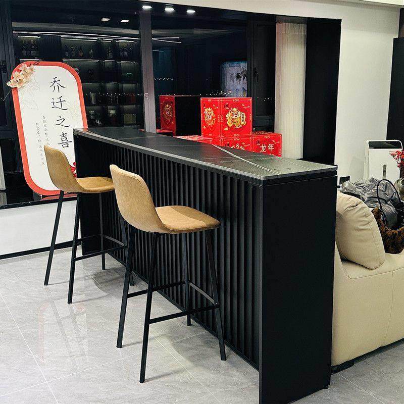 户外吧台桌椅岩板商用阳台靠墙桌子长条桌奶茶店酒吧高脚露天庭院,住宅家具,阳台桌,淘宝优惠券,粉丝福利购,淘宝优惠卷