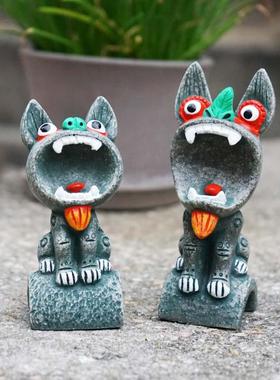 5ZW瓦喵喵大理瓦猫家居装饰桌面纯手工送礼车载摆件云南旅游