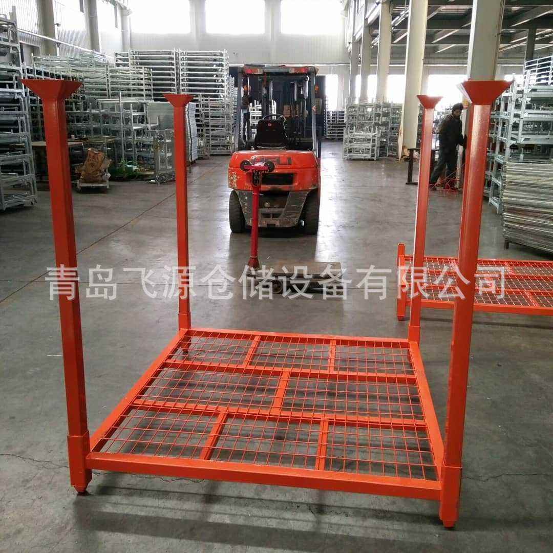 钢轮制胎架子厂家直供重型轮胎折叠移动仓货储货架汽车459轮架胎