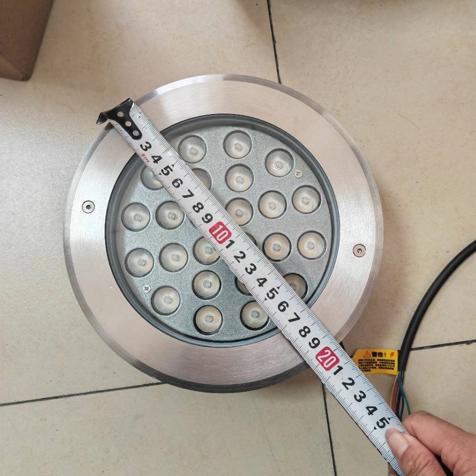 喷泉灯LED水底灯水下景观灯射灯3w5w9w6w12w盆景鱼池灯室外