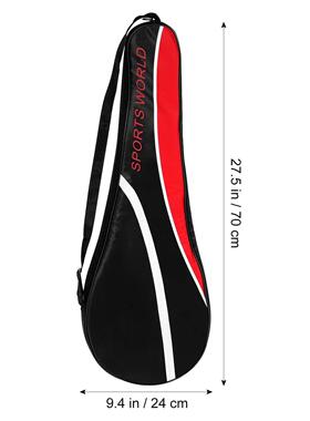 Racket Storage Cover Badminton Bag Tennis outside Black