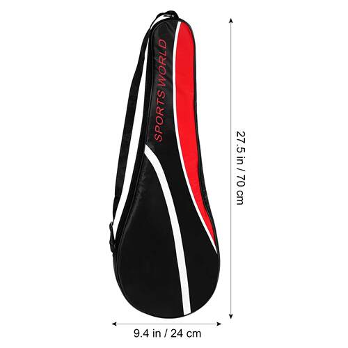 Racket Storage Cover Badminton Bag Tennis outside Black