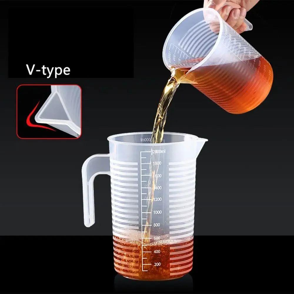 100-5000ml Thickened Plastic Measuring Cup with Scale Food G