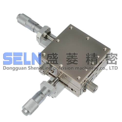 供应新品60*60XY轴LBY60-C直线滚珠型轴承钢手动微调架位移平台