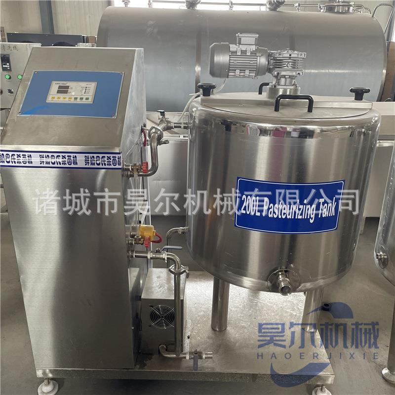 全套牦牛低奶备产设小型牛奶杀菌灭菌锅鲜奶温消毒罐生一OKS吨均