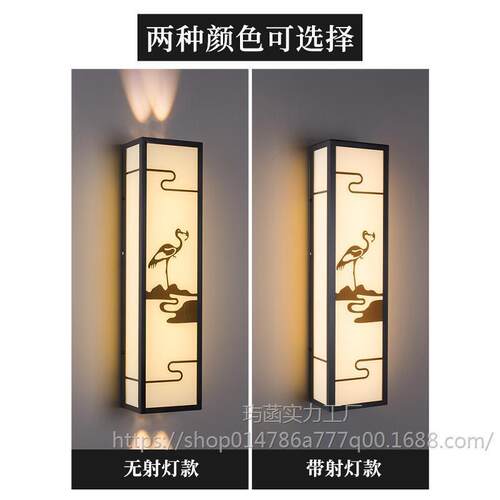 新中式壁灯户外防水家用庭院灯别墅大门口两侧门柱子室外围墙壁灯
