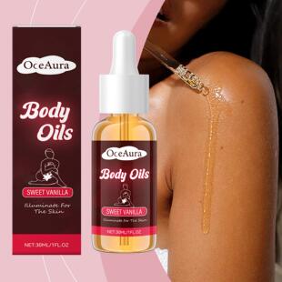 Moisturizing Body Oil Gentle Nourish OCEAURA Care Vanilla