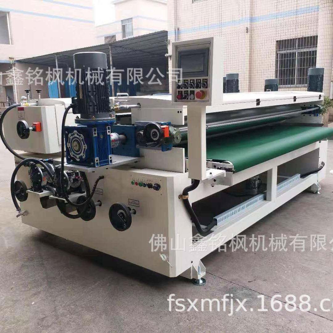 供应家具板材UV油漆淋涂机PVC广告板滚涂机亚克力光油滚涂机CD