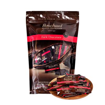 比利时原装Bouchard 布夏牛奶巧克力/72%纯可可黑巧克力888g排块