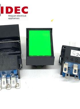 IDEC和泉LB3L-A1T54R LB-T10长正方形M1T54G R Y W覆位按钮开关50