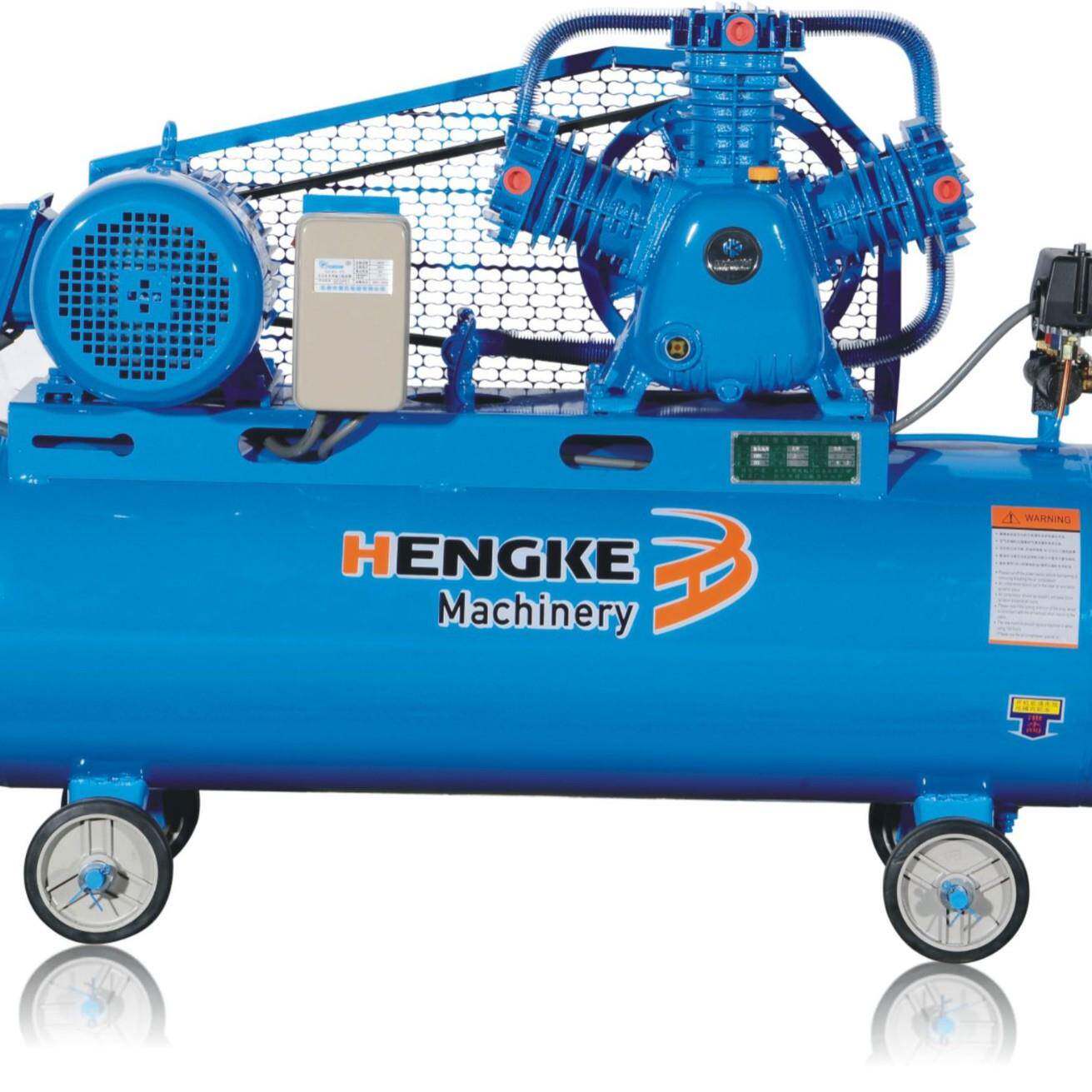 220V380V3KW移动式压缩机活塞式压缩机W-0.36/8机油润滑空压机