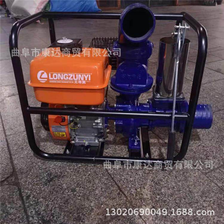 汽油抽水自吸泵图片小型水泵23寸4寸6泵KD-CSB-6寸水便寸携抽水机