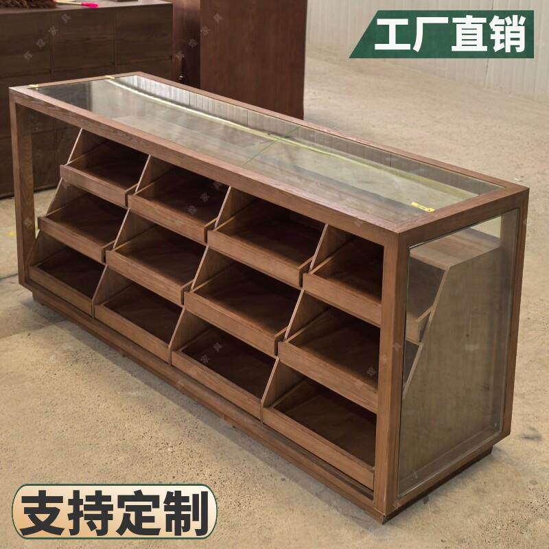 服装店中岛台展示柜女装店覆古鞋柜边柜中古饰品展示柜储物柜