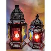 摩洛哥烛台覆古铁艺风灯台灯餐桌蜡烛庭院花园咖啡馆餐厅风灯烛台