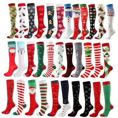sports compression socks Halloween pressure Christmas socks
