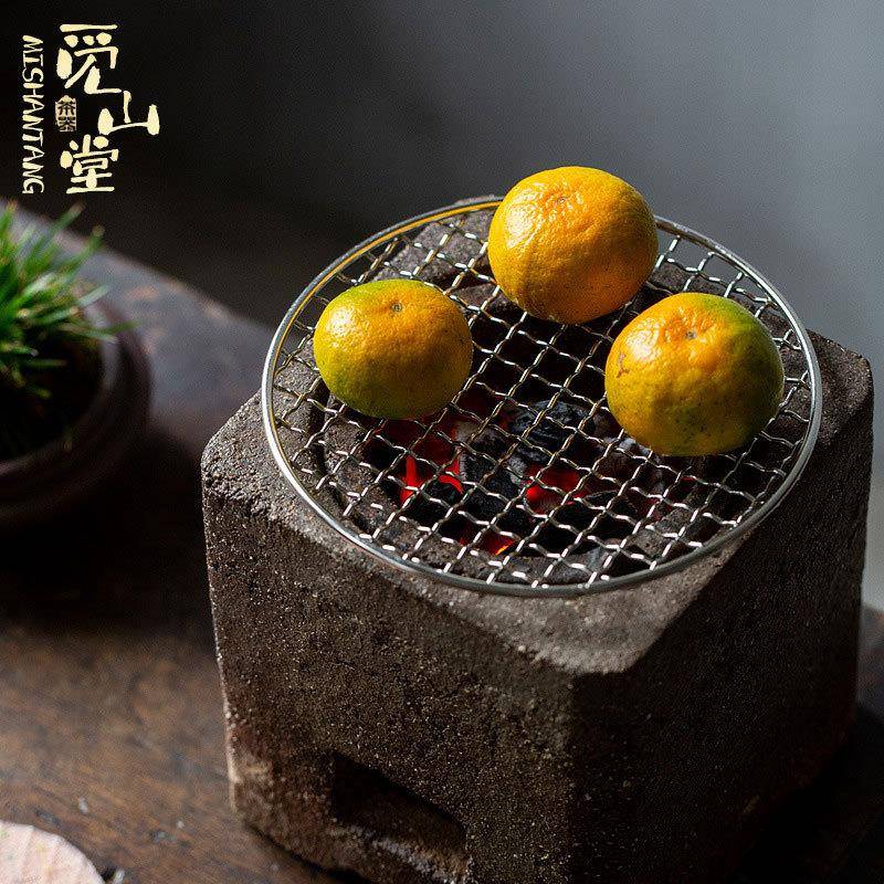 复古陶土炭炉围炉煮茶炉粗陶碳炉煮茶器潮汕工夫茶炉高温防裂火炉