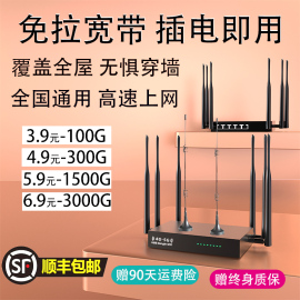 工业路由器免插卡5g随身wifi无线wifi6通用4g移动网络wi-fi宽带，cpe插卡双频免拉网线路由器农村工地山区