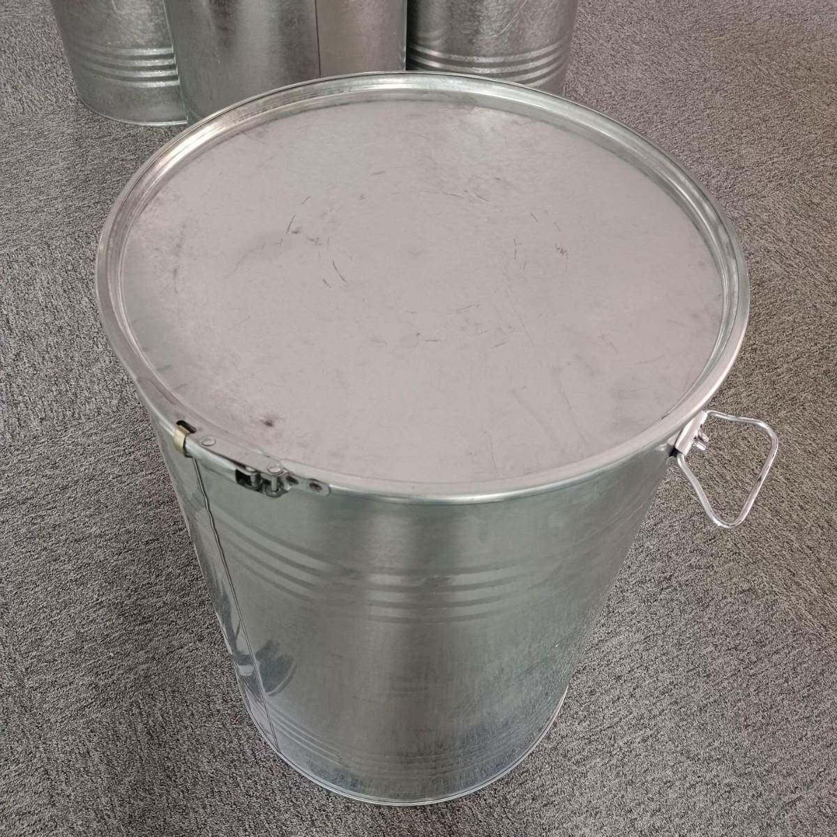 敞口铁桶厂家直销100L开口桶镀锌桶加厚密封圆形化工桶工业铁桶