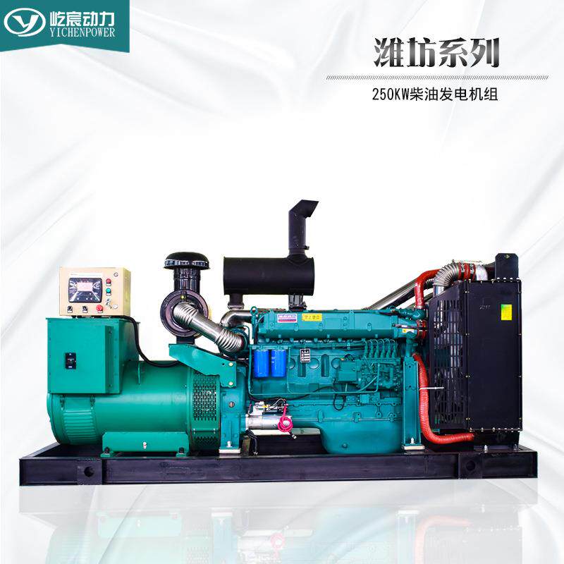 250kw柴油发电机组养殖用发电机企业加油站酒店备用发电机