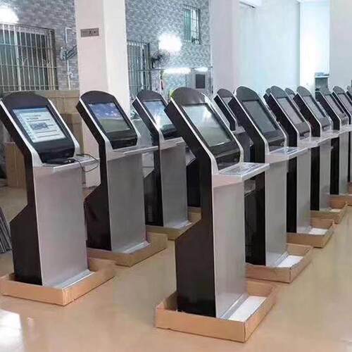 立式抽屉触控屏幕查询一体机柜自助终端机车间工业主机壳MES工控