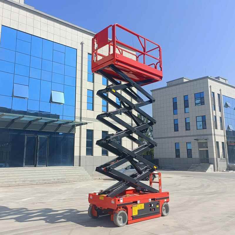 载人全自动自行式电动液压剪叉升降平台液压升降机自动行走