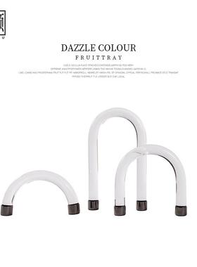 极简约现代样板间客厅玄关家具桌面几何造型饰品摆件酒店软装饰品