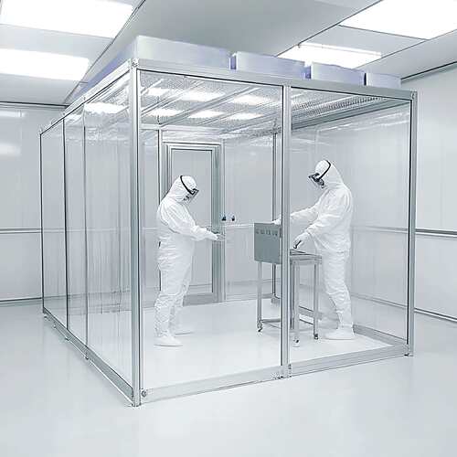 洁净棚工棚F间FU净化空气无作尘车净车间VOM化实验室工作台除尘棚