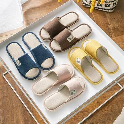 men women slippers indoor home shoes 室内木地板厚底居家鞋