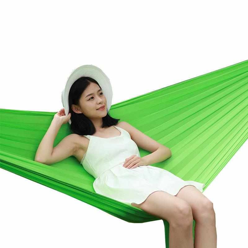 小吊床批发加粗丝网眼双人加宽尼龙柔户外绳网网状透气冰锦纶超