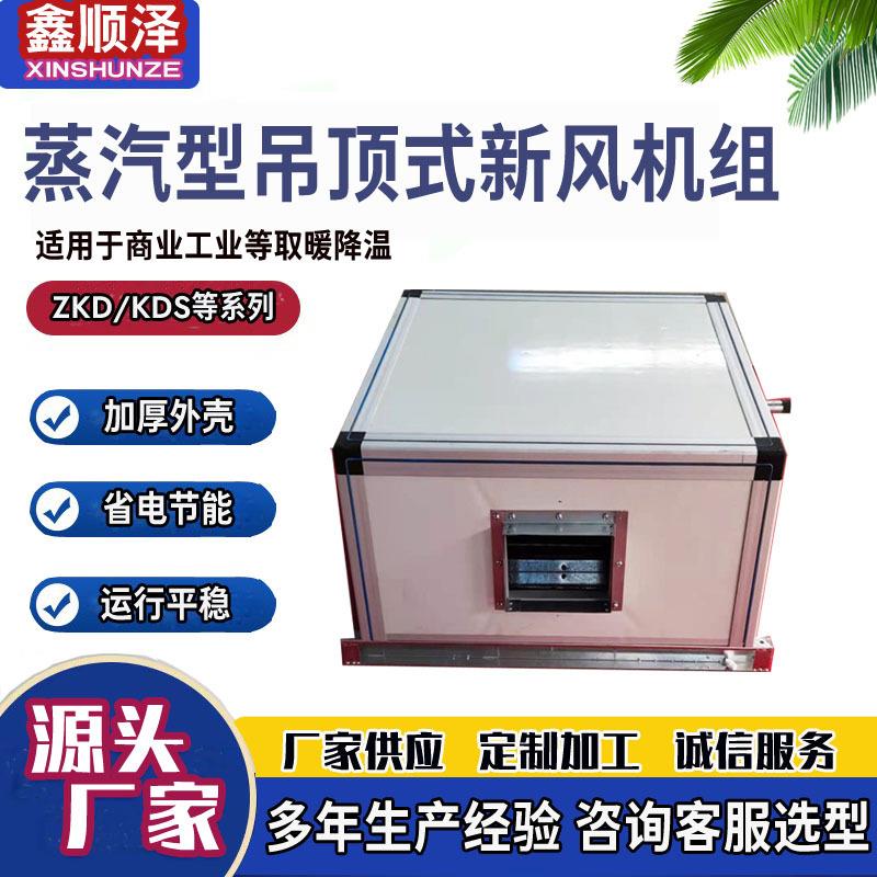 3000风量4000风量蒸汽型吊顶式新风机组卧式空调机组空气处理机组