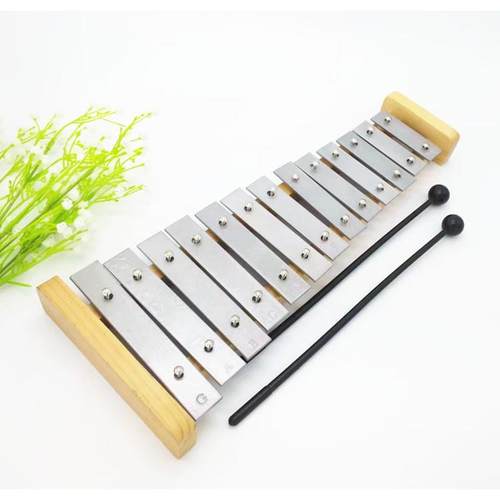 正品钟琴15铝板琴音 敲小琴 木琴 奥夫儿童打击乐器尔 音乐教具