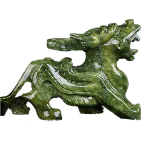 岫玉貔貅摆件客厅办公室摆件手工雕刻玉器工艺品貔貅厂家批摆饰发