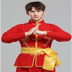 幼乐伴儿童武术演出服中国风练功服舞龙舞狮太极打鼓比赛表演服装