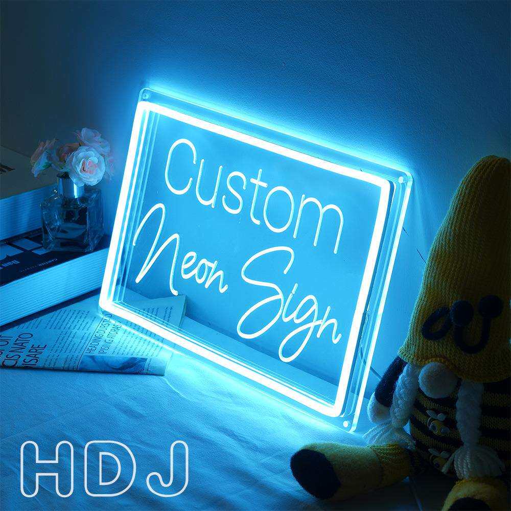 led霓虹灯招牌custom neon sign发光字雕刻亚克力板装饰灯跨境