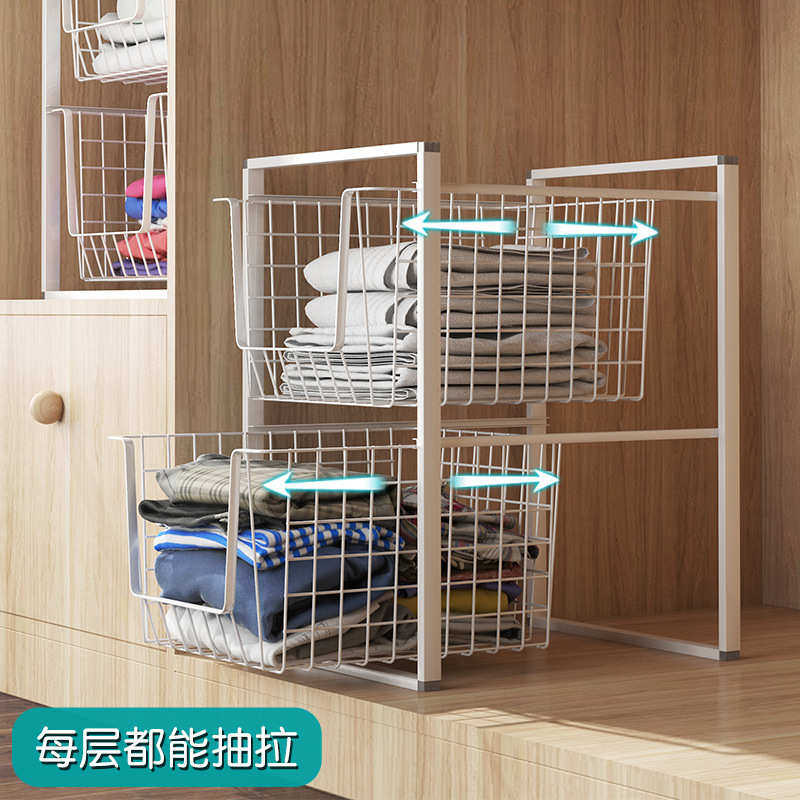 卧室衣柜收纳分层隔板整理收纳衣服衣物分隔分层架抽屉式置物架,收纳整理,整理架/置物架/收纳架,淘宝优惠券,粉丝福利购,淘宝优惠卷