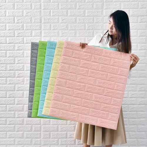 Self-adhesive wall sticker wallpaper bedroom warm cement wal