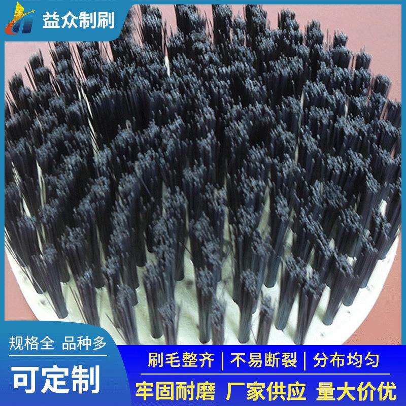厂家现货异型圆盘刷抛光毛刷尼龙圆毛刷研磨圆盘刷