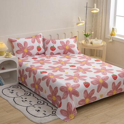 student cotton sheet bedsheet bed linen spread single1.5/18
