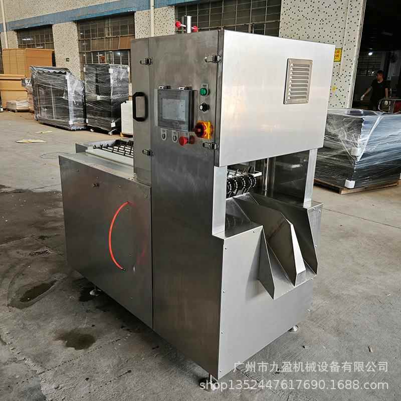 全自动多段锯骨机 制触摸控屏排骨猪AWU切块机 冷冻鸡鸭脚鱼切块