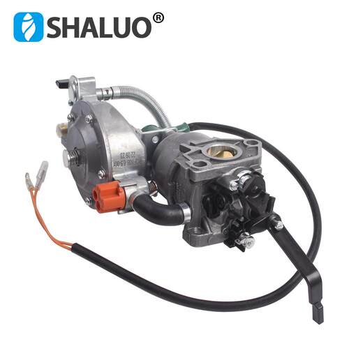 9HP 177F GX270 LPG发电机双燃料化油器LPG手动节气门3KW P21-LPG